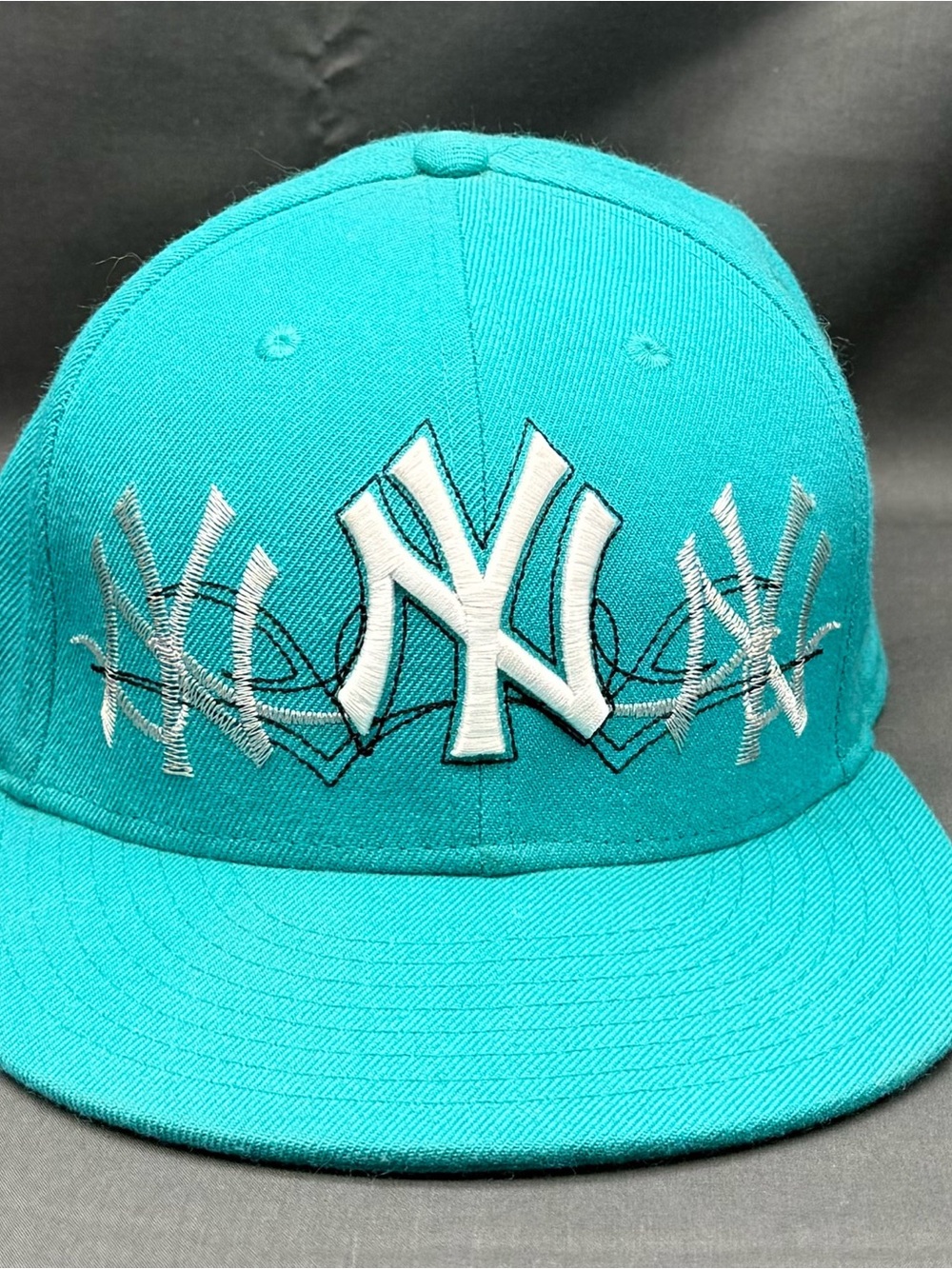 New Era Teal Kids NY Embroidered Baseball Cap